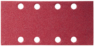 Bosch SET FOGLI ABRASIVI CON VELCRO 10 PZ. BLISTER mm. 93x185  grana 80