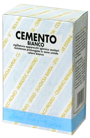 CEMENTO IN POLVERE BIANCO  kg. 1 12.00 pz