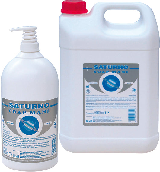 DETERGENTE LIQUIDO LAVAMANI SATURNO  lt. 1 12.00 pz