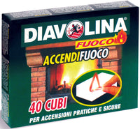 Diavolina ACCENDIFUOCO 40 cubetti 24.00 pz