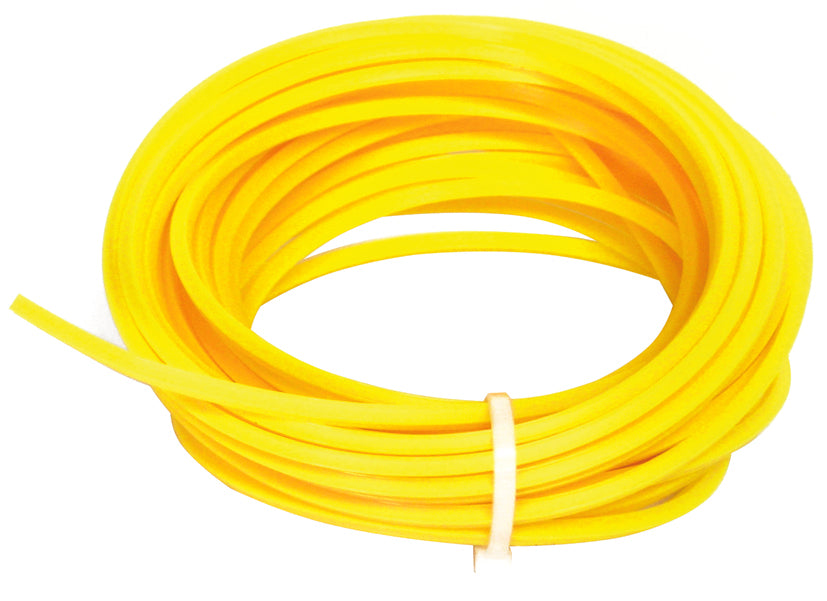 FILO QUADRATO PER DECESPUGLIATORE Col. Giallo  mm. 3,0x10 mt.