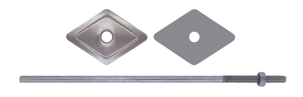 Friulsider BARRETTA ZINCATA GALVANICAMENTE CON DADO Ø M6  mm. 250 100.00 pz