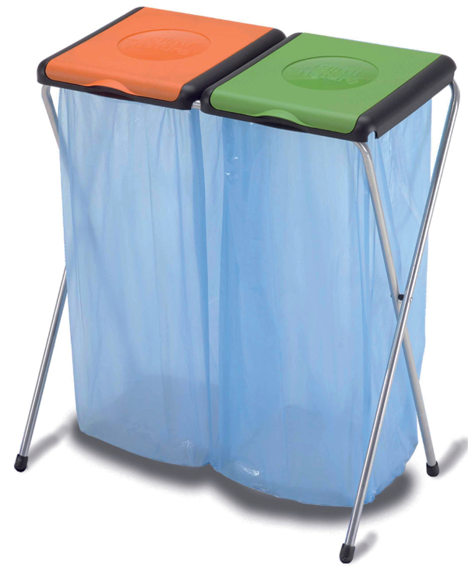 Gimi PORTARIFIUTI NATURE 2 POSTI cm. 71,5x40x82 h