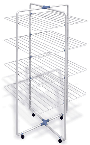 Gimi STENDIBIANCHERIA A TORRE VIP 4 PIANI cm. 70,5x70,5x168 h Stenditura mt. 40