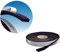 PARAFREDDO IN GOMMA mt. 10 mm. 15x5 - Nero