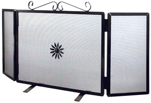 PARASCINTILLE PER CAMINETTI 3 ANTE cm. 97x58 h