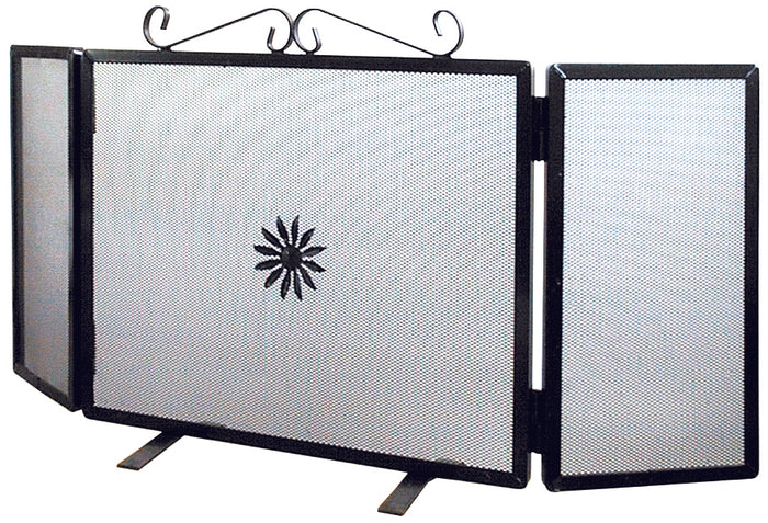 PARASCINTILLE PER CAMINETTI 3 ANTE cm. 97x58 h