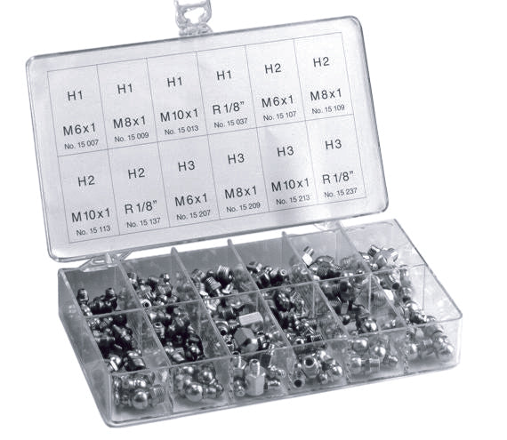 Pressol ASSORTIMENTO INGRASSATORI 140 PZ.  mm. 215x135x40 h