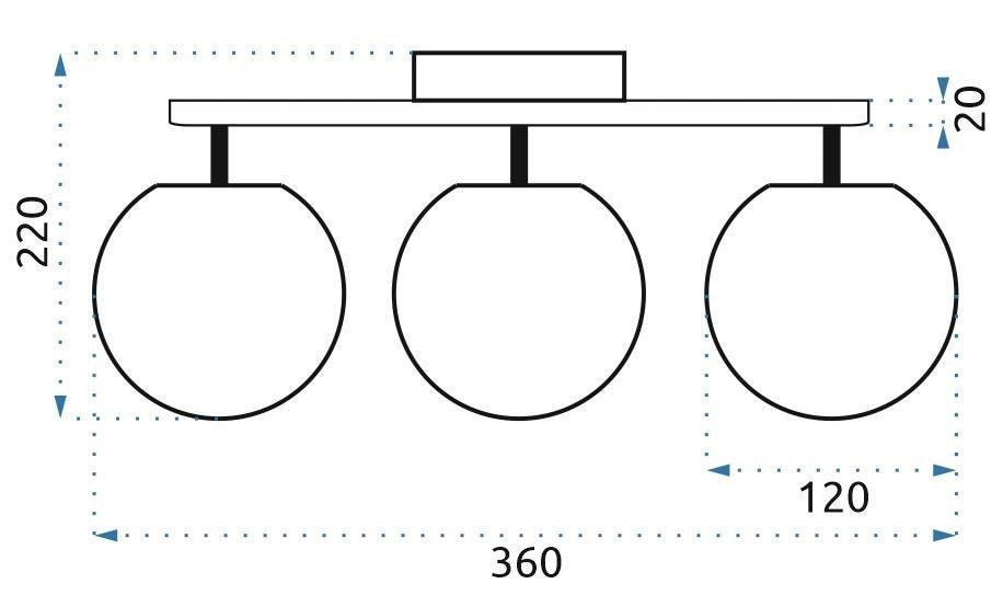 Lampada Pensile Glamour Cromo APP672-3C