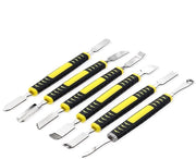 Set di 6 Spudgers a doppia estremità in metallo per la riparazione di elettronica