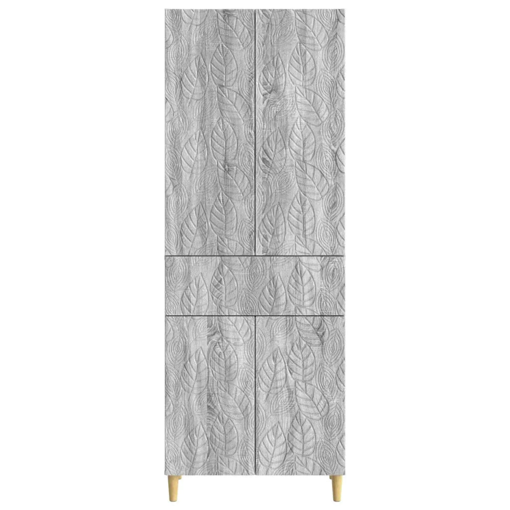 Set di armadi 2 pz Sonoma grigio Legno ingegnerizzato 3416751