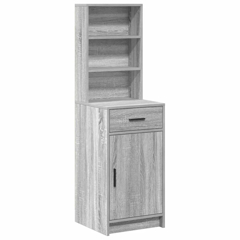 Credenza-Buffet-Armadio da cucina Grigio Sonoma 40 x 40,5 x 135 cm Legno multistrato