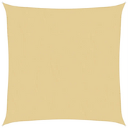 Vela Parasole | Telo Ombra | Vela da ombra Sabbia 3,6x3,6 m 100% Poliestere Oxford