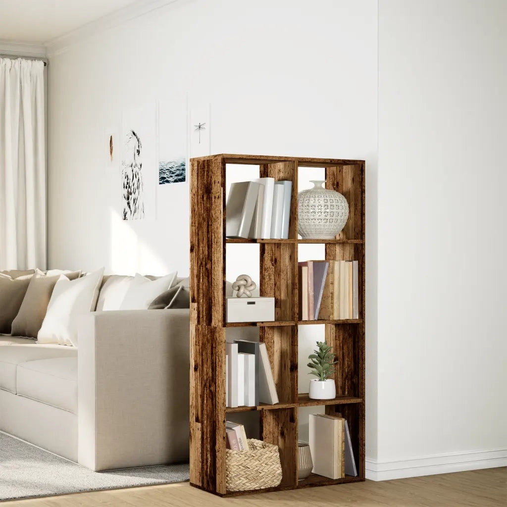 Libreria Divisorio Legno Antico 69,5x29x137,5 cm in Truciolato 858028