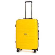 Trolley Valigia Media Rigida in Polipropilene 4 Ruote TSA Ravizzoni Michelangelo Giallo