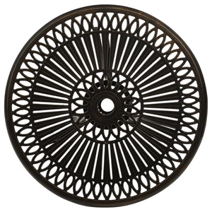 Set da Bistrot 3 pz in Alluminio Pressofuso Bronzo cod mxl 43210