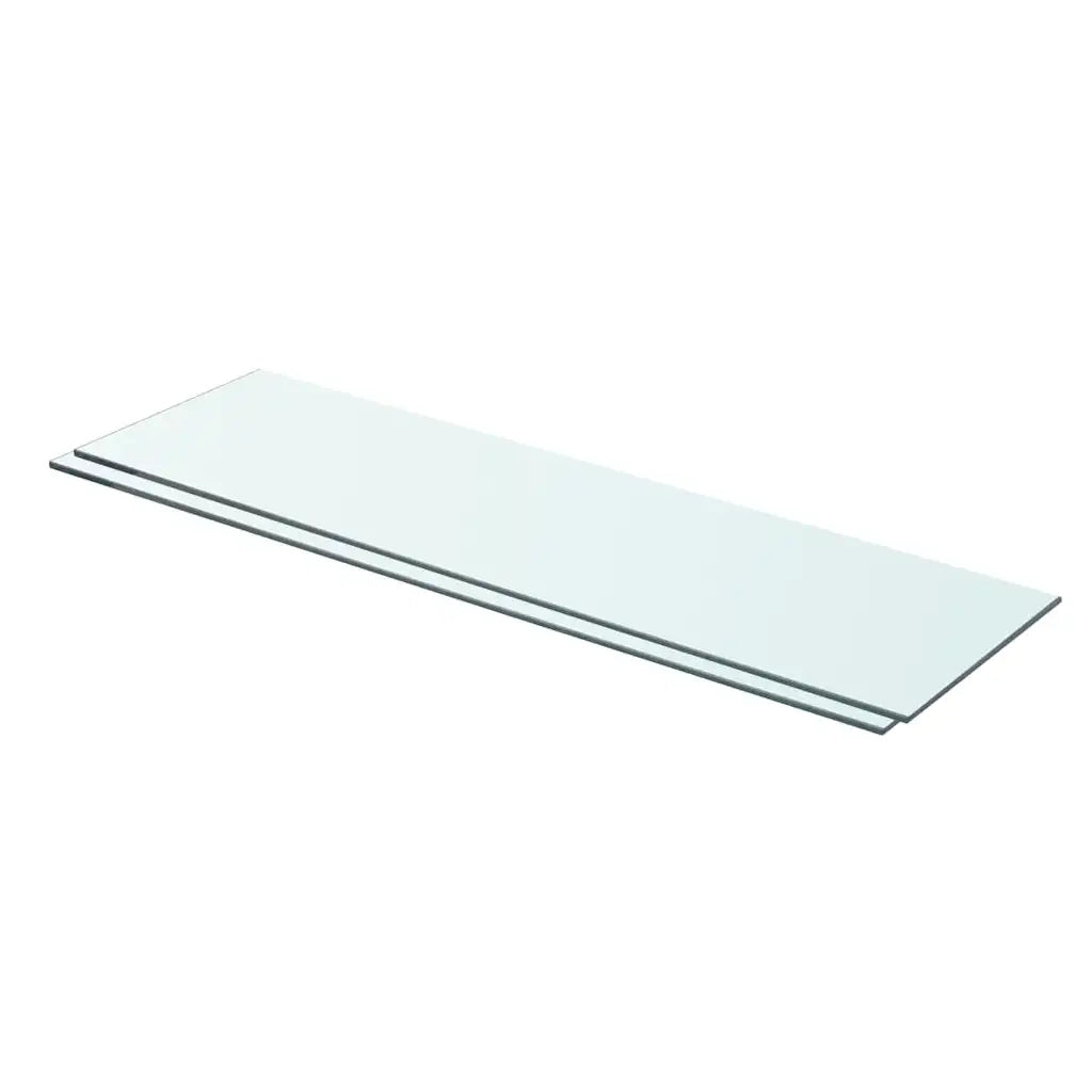 Mensole in Vetro Trasparente 2 pz 70x20 cm cod mxl 33009