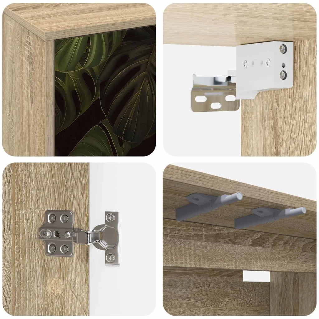 Mobile TV da Parete ELBURG 102 x 33 x 40 cm Rovere Sonoma 8007157