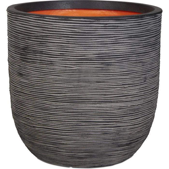 Capi Jardiniere Nature Rib 54x52 cm antracite KOFZ935 424244