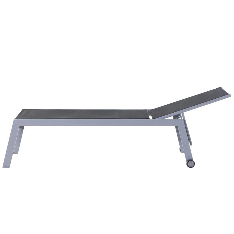 LETTINO PRENDISOLE PIEGHEVOLE CON MATERASSINO 169 X 65 X 102 CM NERO