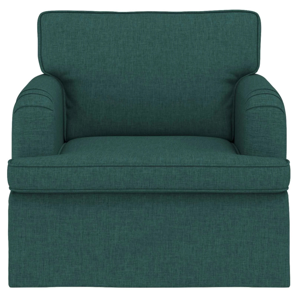 Divano Verde Scuro 84 x 80 x 85 cm Tessuto
