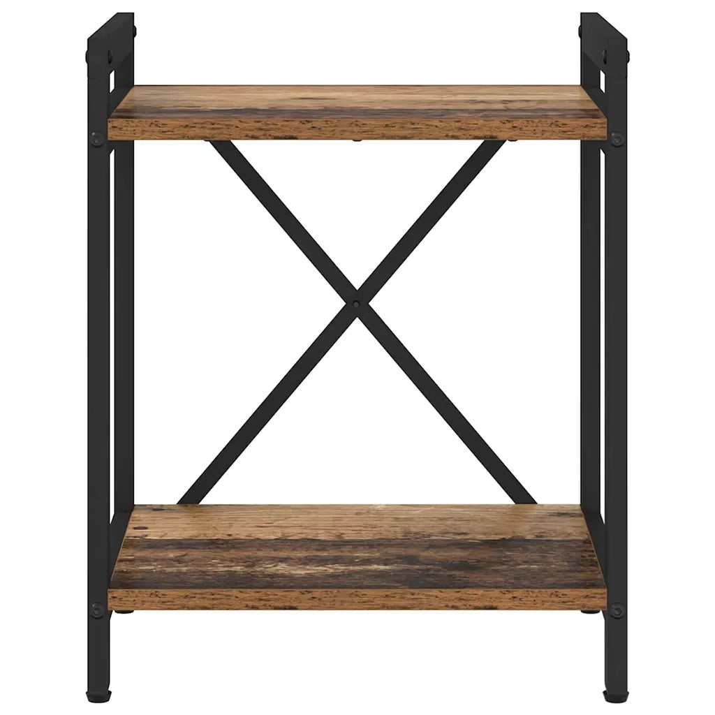 Libreria-Scaffale per Libri-Mobile di Stoccaggio Legno vecchio 40 x 30 x 50 cm Legno multistrato