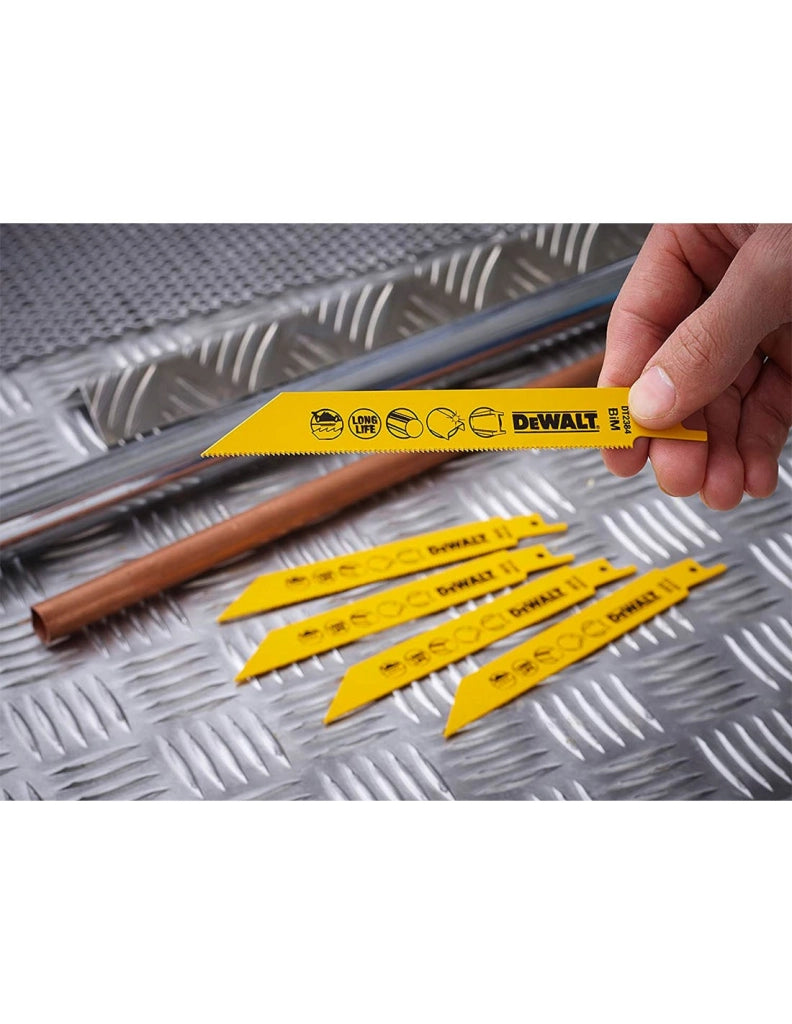 Set di 5 Lame cobalto taglio metallo per sega universale DeWALT DT2384-QZ (152 mm)