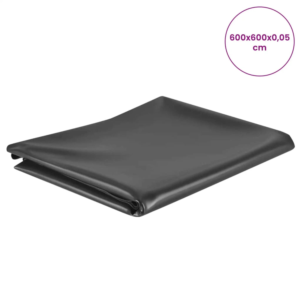 Fodera Stagno 6 x 6 m PVC 0,5 mm Nero 42050467