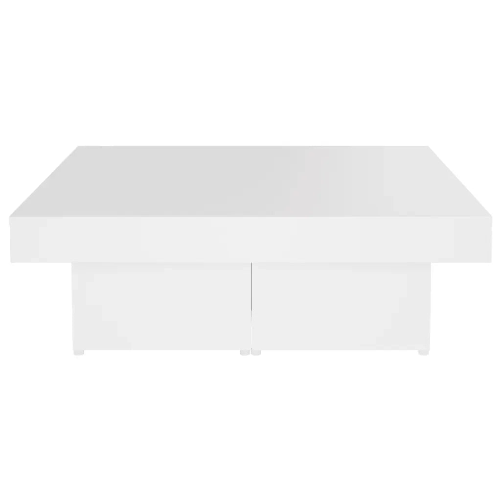 Tavolino da Salotto Bianco 90x90x28 cm in Truciolato cod mxl 14435