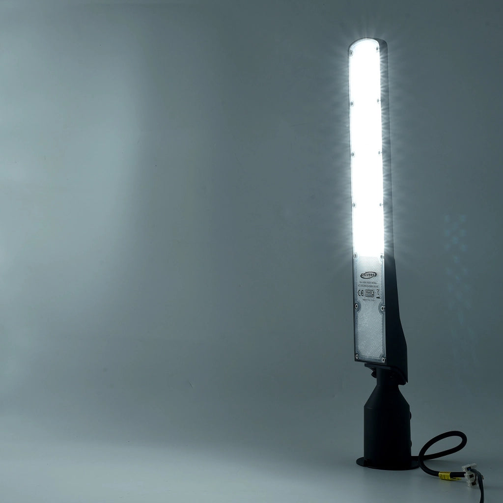 LAMPIONE LED STRADALE 100W LUCE FREDDA 6500K° - ALTA EFFICIENZA ENERGETICA ILLUMINAZIONE ESTERNA RESISTENTE E DURATURA