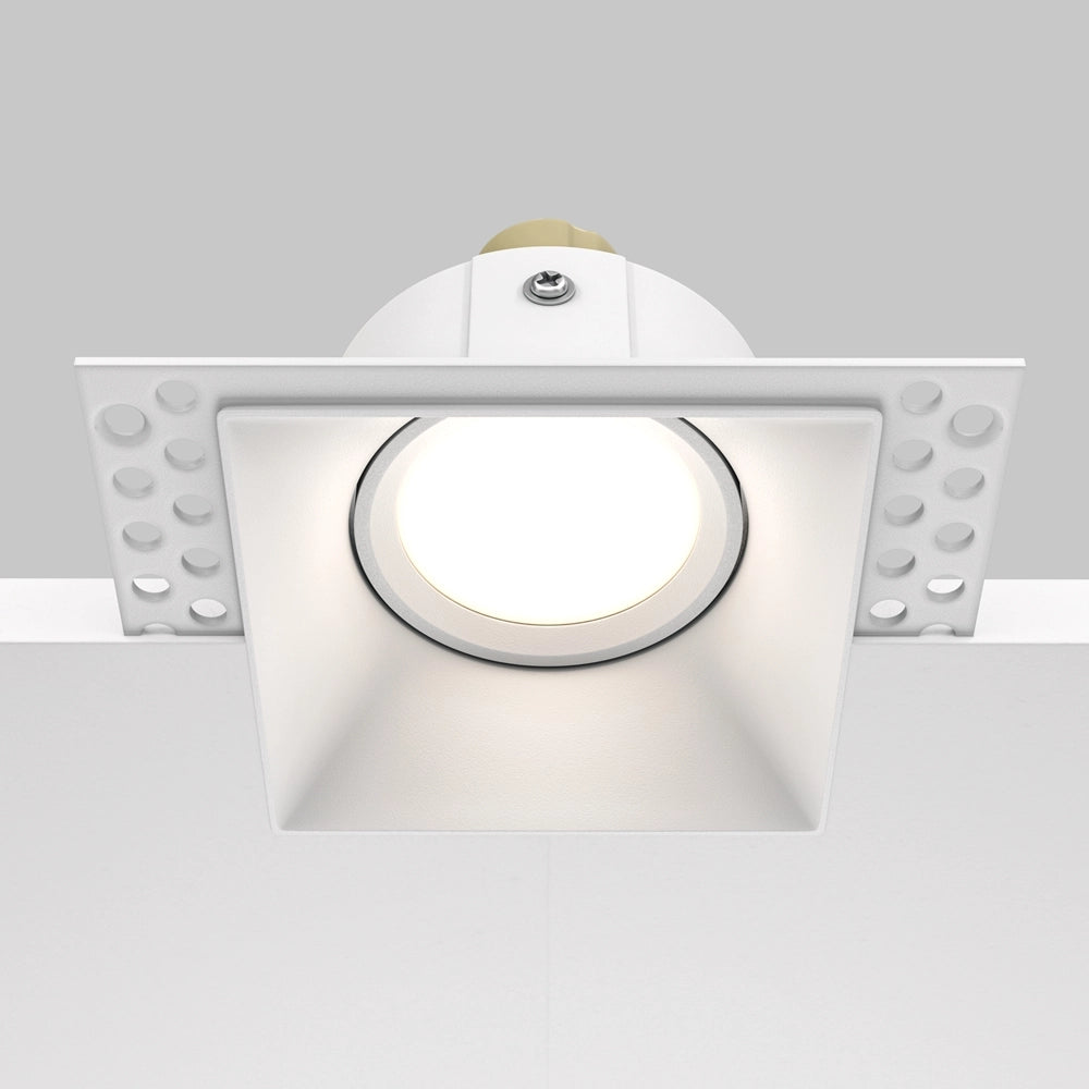 Maytoni DOT faretto incasso soffitto quadrato bianco GU10