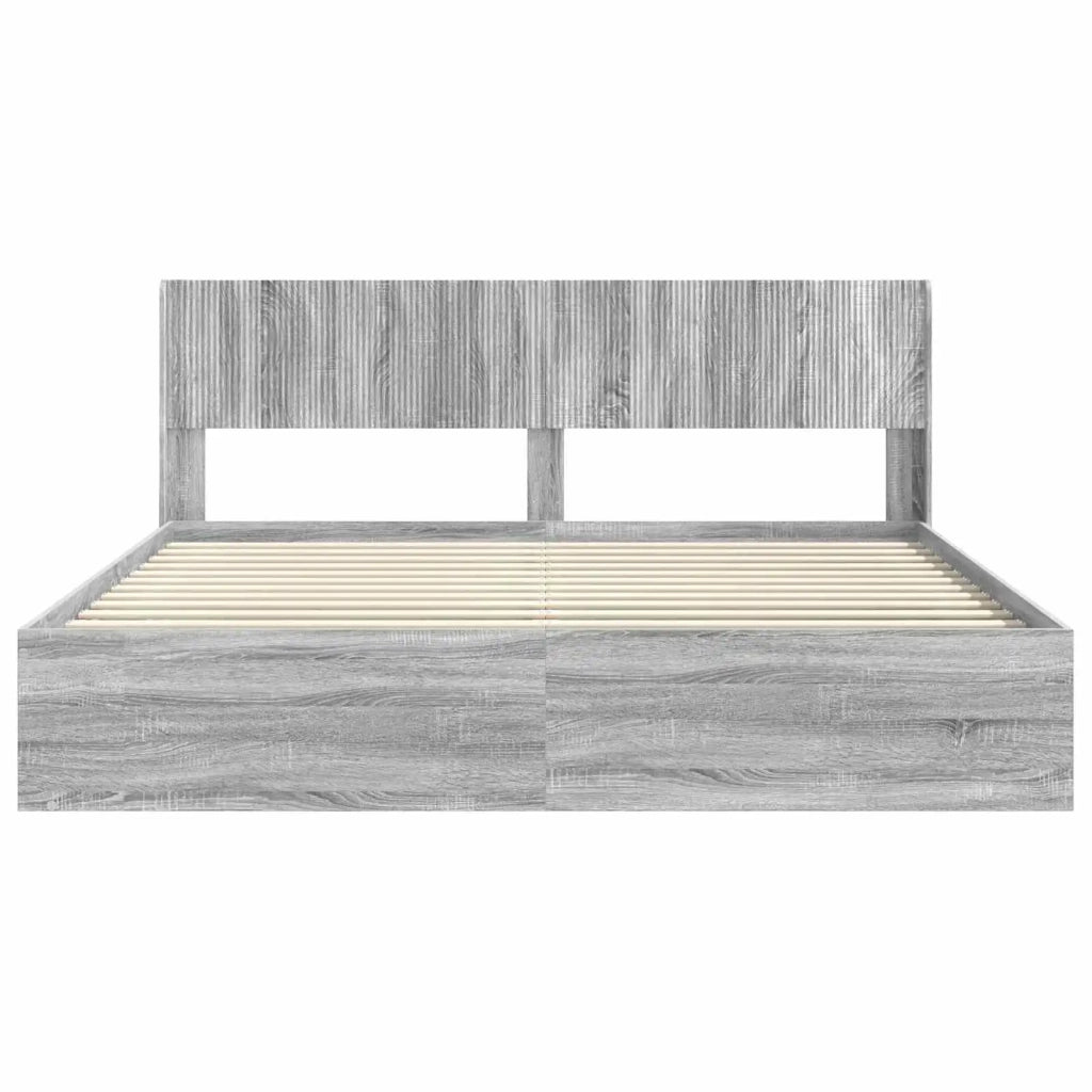 Struttura del letto con stoccaggio e testata 3 pcs