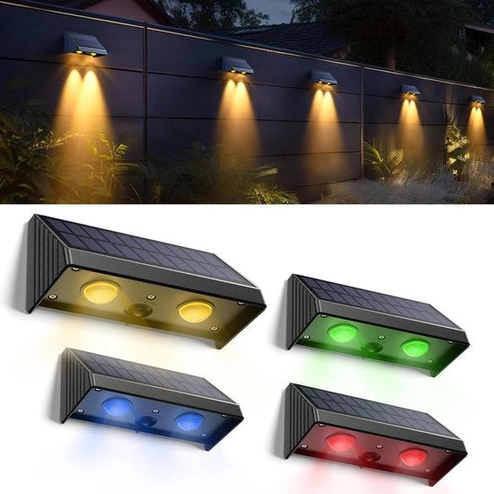 Lampade esterne solari - 5 modalità - impermeabili - per giardino e terrazzo Illuminazione all'aperto