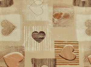 passatoia mod.futura h.52 disegno cuori beige cod:ferx.677013