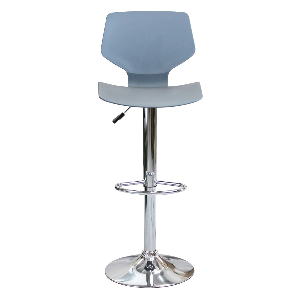 Sgabello Moderno per Sala da Pranzo in Plastica Metallo cm 40x45x78 - FORREST