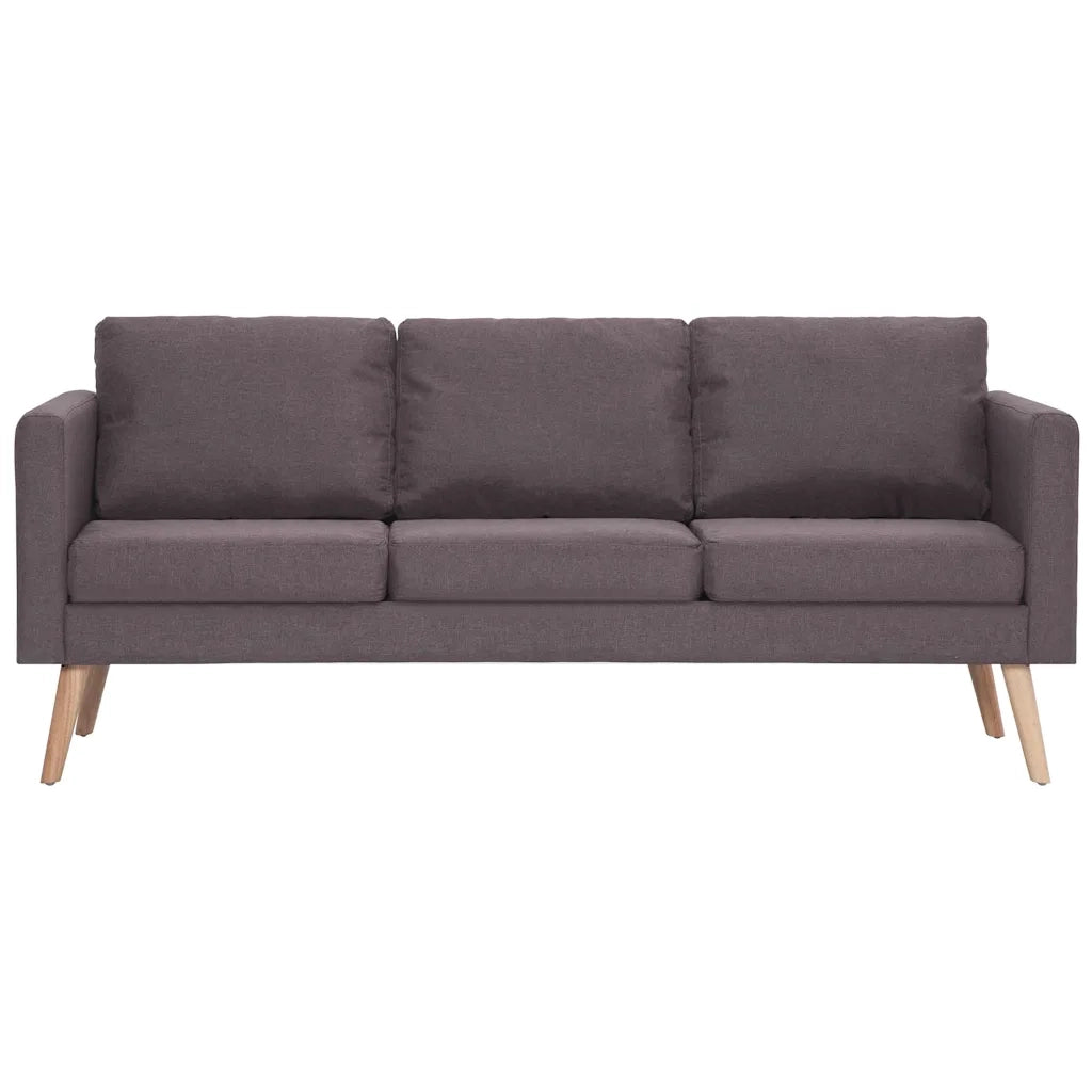 Divano a 3 Posti in Tessuto Grigio Talpa cod mxl 22943