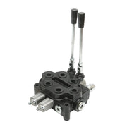 Distributore idraulico a 2 leve 150 Bar, portata 80 L/min M22x1,5mm