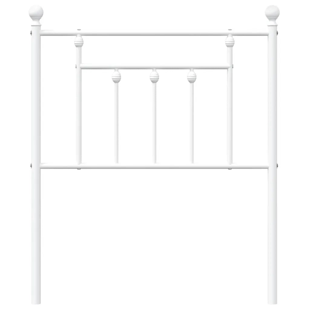 Testiera di Ricambio in Metallo Bianco 75 cm 353612