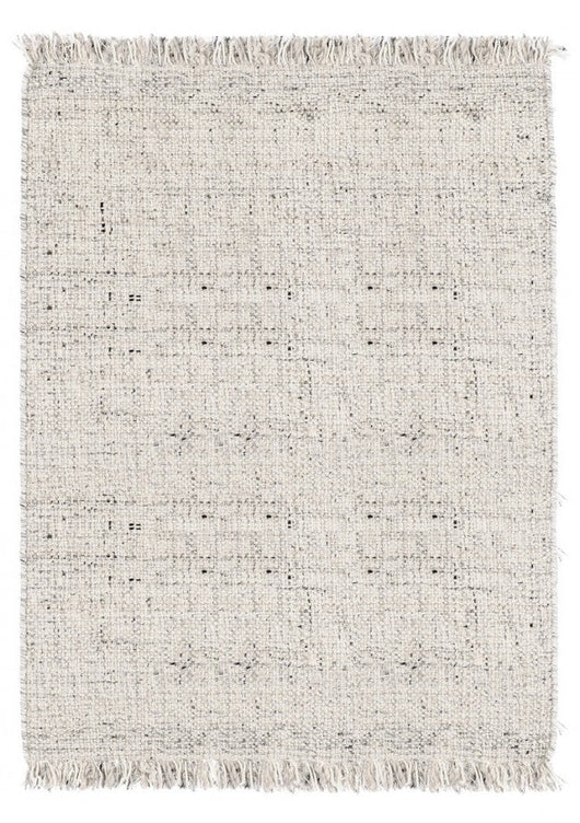 Tappeto 160x230 cm Senuri in Tessuto Beige