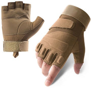 Manica tattica per attività outdoor - Maniche senza dita - Maniche da bicicletta per attività all'aperto - Adatta per sport all'aperto, motocicletta, bicicletta, allenamento, fucili di paintball, tiro, caccia, camminata (M)
