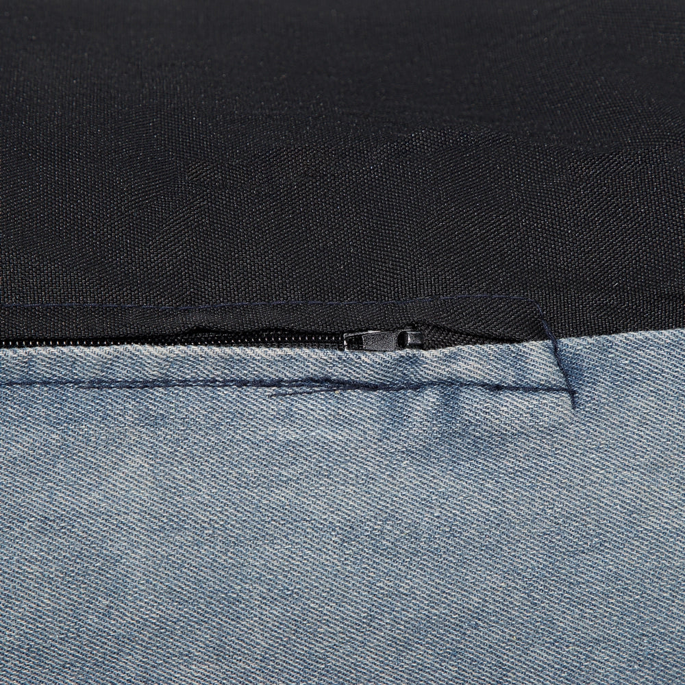 Sedia a sacco a goccia a goccia Sedia a Pour Poltrona sacco blu Sedia da gaming in denim moderno