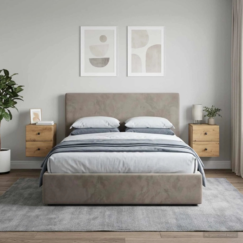 Mobiletto da notte a muro con cassetto 2 pcs Rovere Artigianale 899164