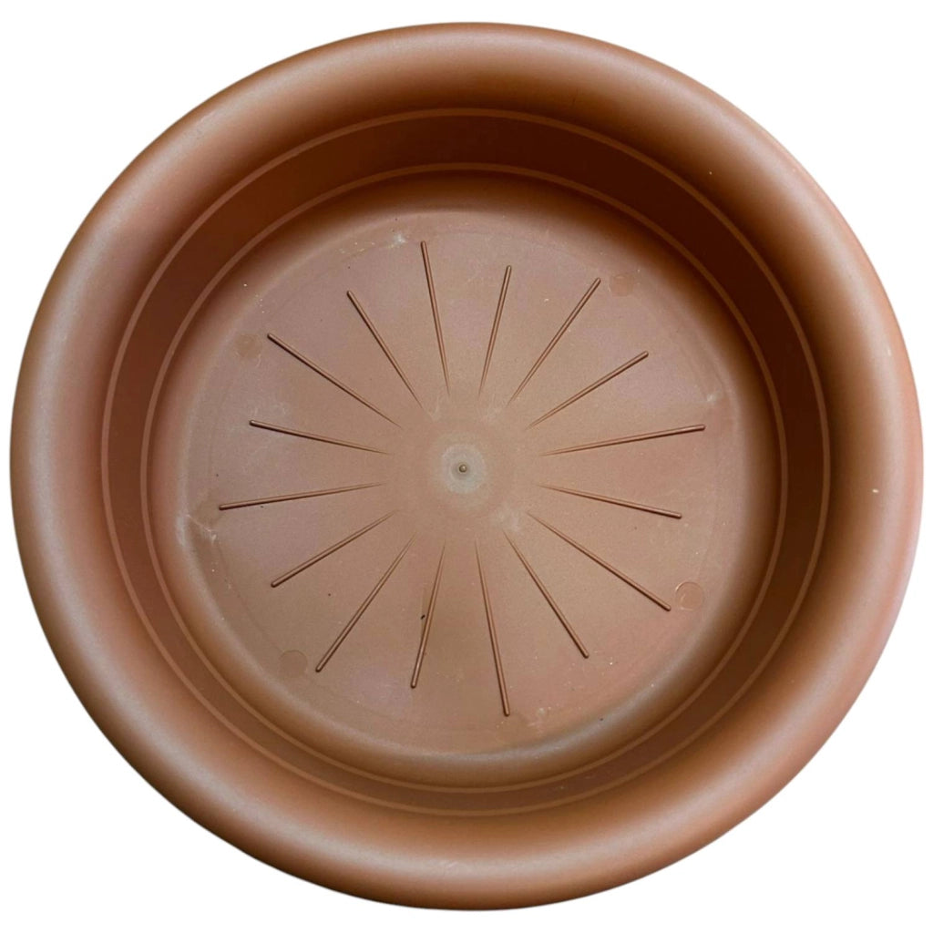 SOTTOVASO CON RUOTE ART PLAST TERRACOTTA 30 CM