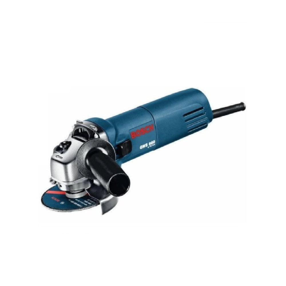 Trade Shop - Minismerigliatrice Angolare Gws 660 Bosch Flex Disco 115mm 660w Professionale -