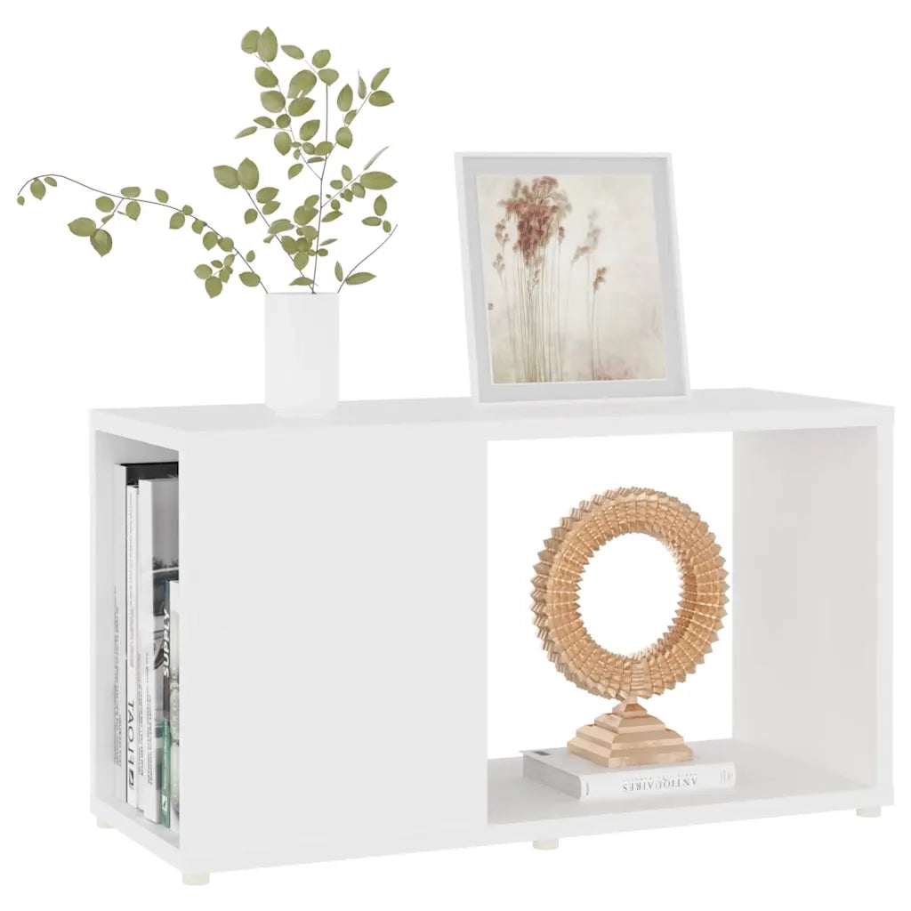 Mobile Porta TV Bianco 60x24x32 cm in Legno Multistrato cod mxl 10275