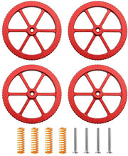 Accessori per 3D stampante - Nivellatore - 4 pezzi - Materiale leggero in alluminio - Mozzetti a mano migliorati - Resistente alla ruggine - Base stabile - Accessori per 3D stampante