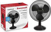 Ventilatore oscillante a 3 velocità - 90° - pale 30 cm - inclinabile di 30° - base robusta