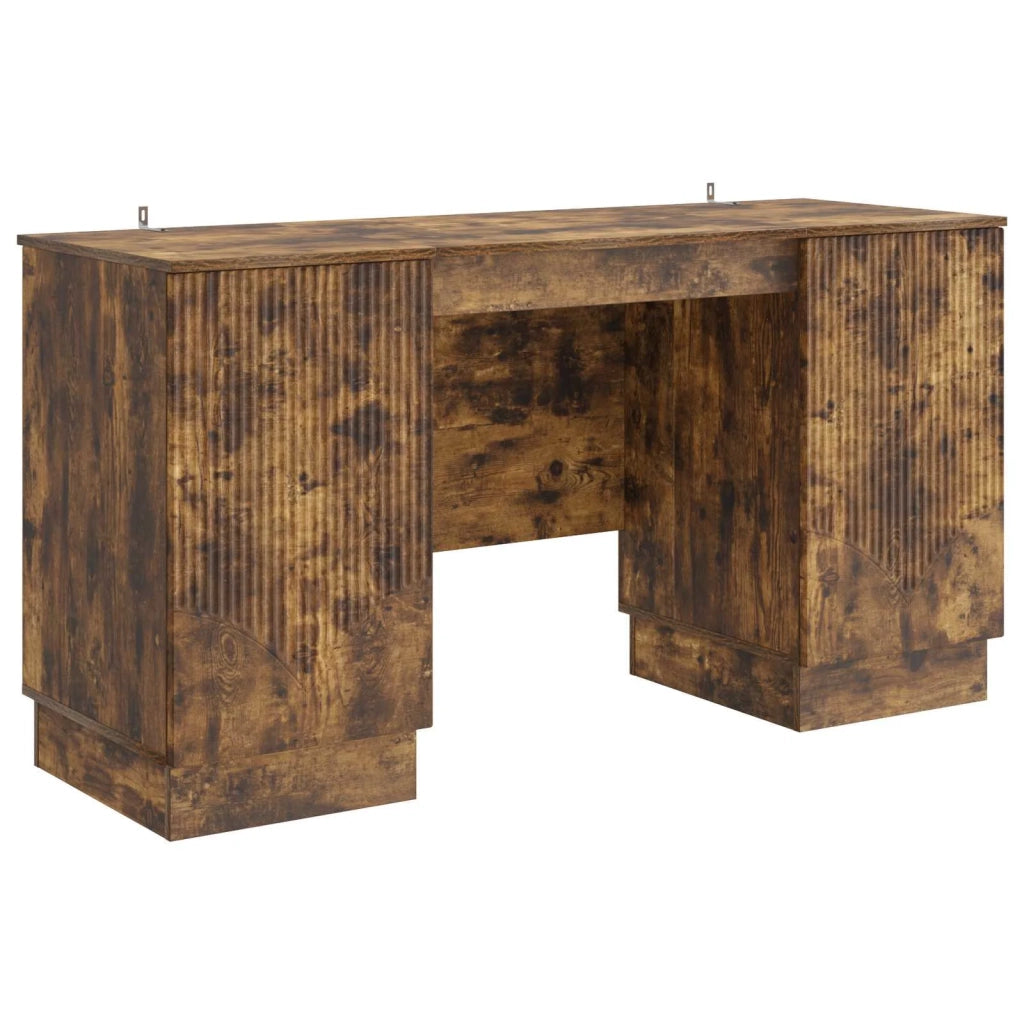 Scrivania Rovere Fumo 142,5 x 50 x 75 cm Legno ingegnerizzato 3414626