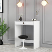 Mobile da Trucco Carde, Toeletta Specchio Incluso, 70x85x40h cm Bianco