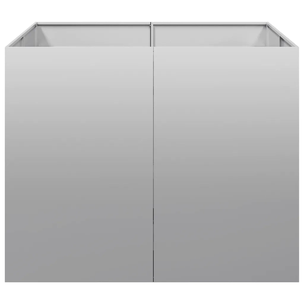 Fioriera 100x100x80 cm in Acciaio Zincato 860827